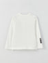 LC Waikiki Crew Neck Printed Long Sleeve Boy T-shirt